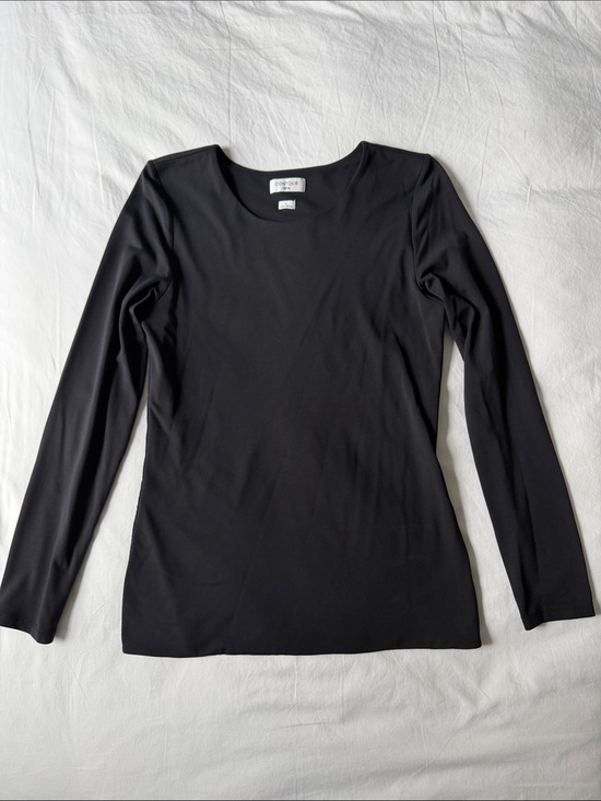 Tops - Aritzia Contour Crew Black Long Sleeve Size L
